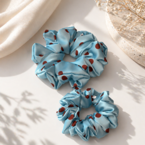 Scrunchies Mocha Blue